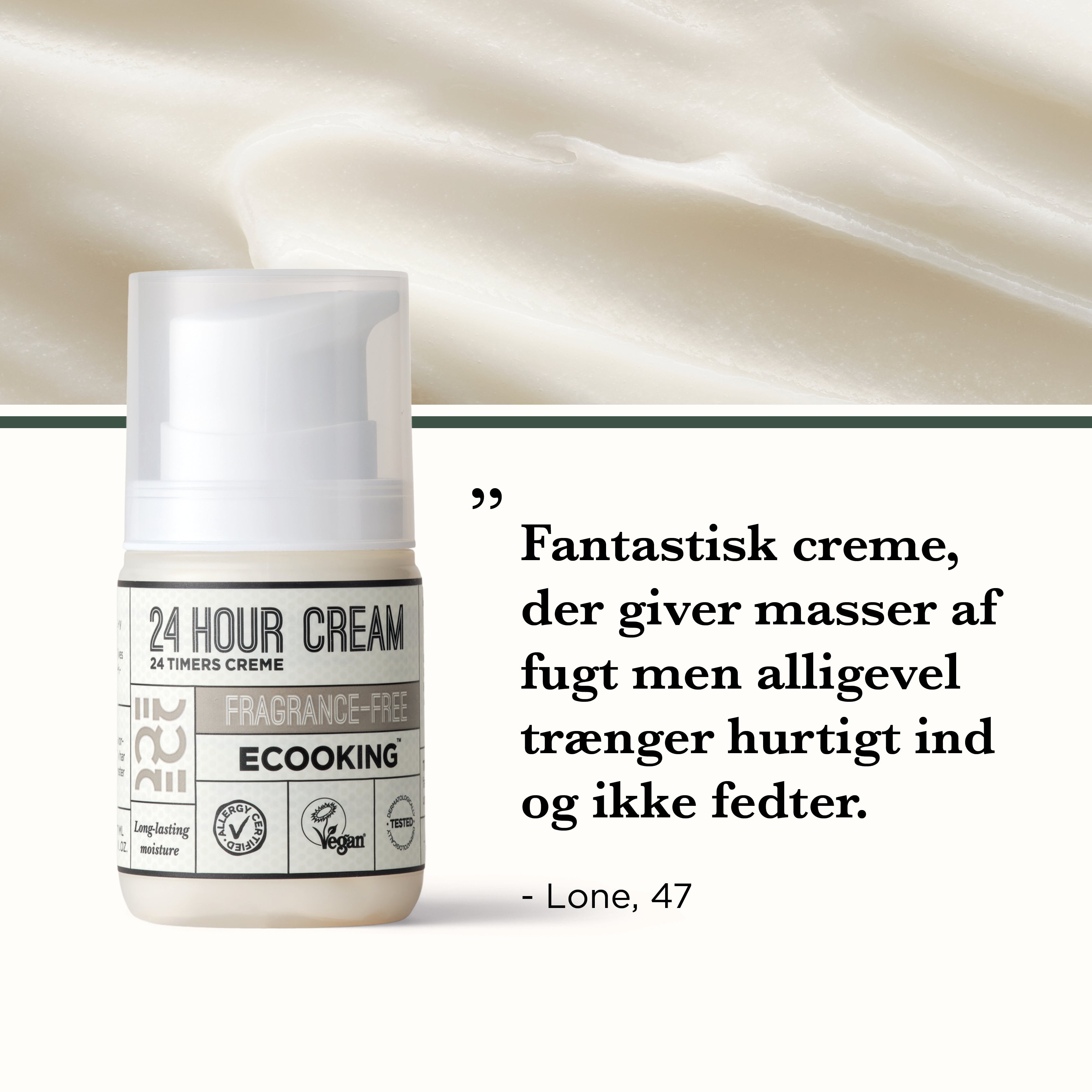 24 Timers Creme Parfumefri 50 ml