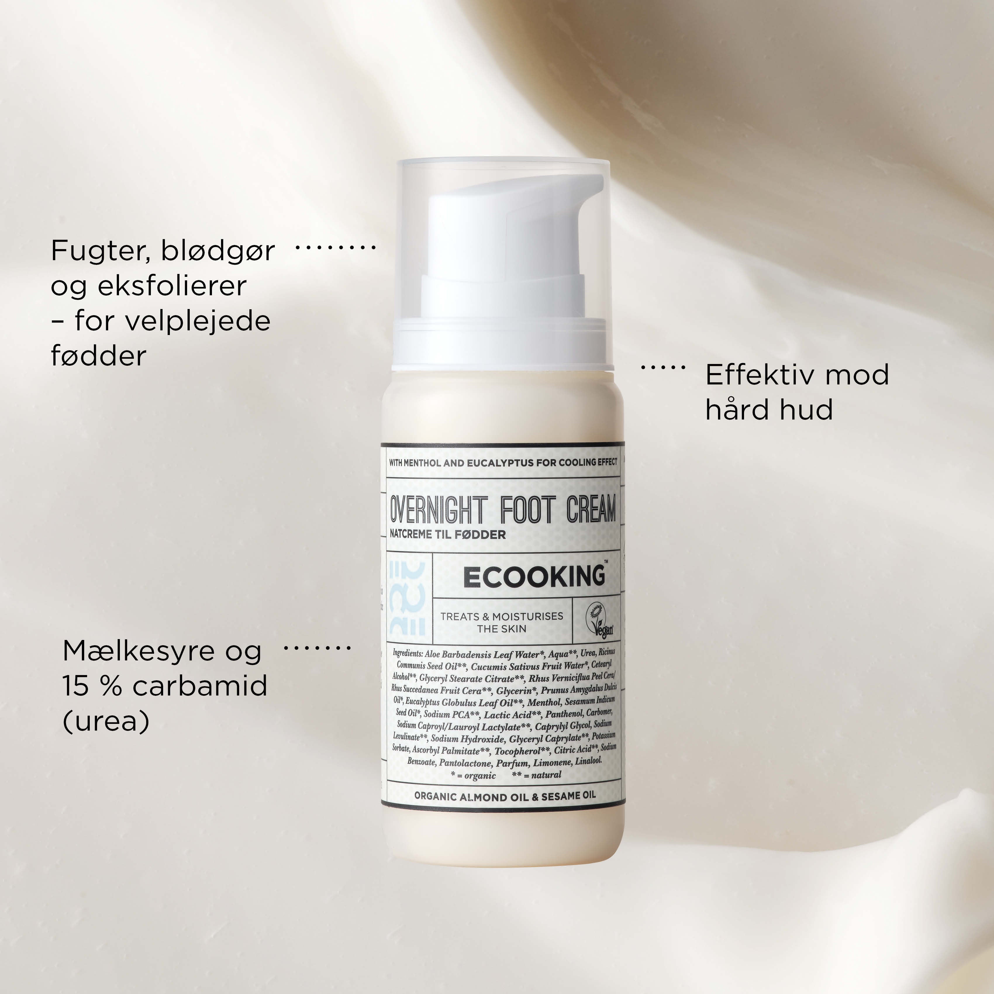 Natcreme Til Fødder 100 ml