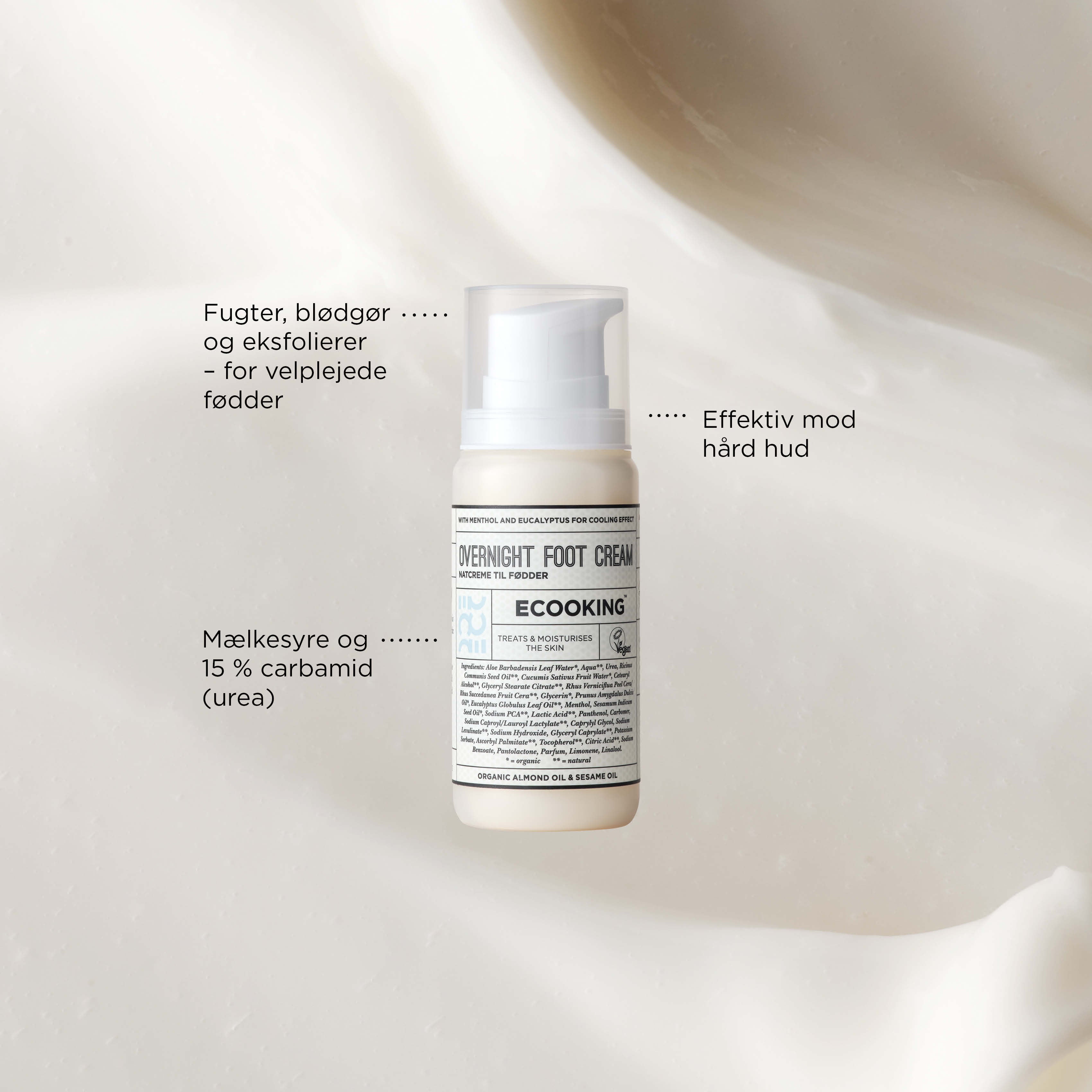 Natcreme Til Fødder 100 ml