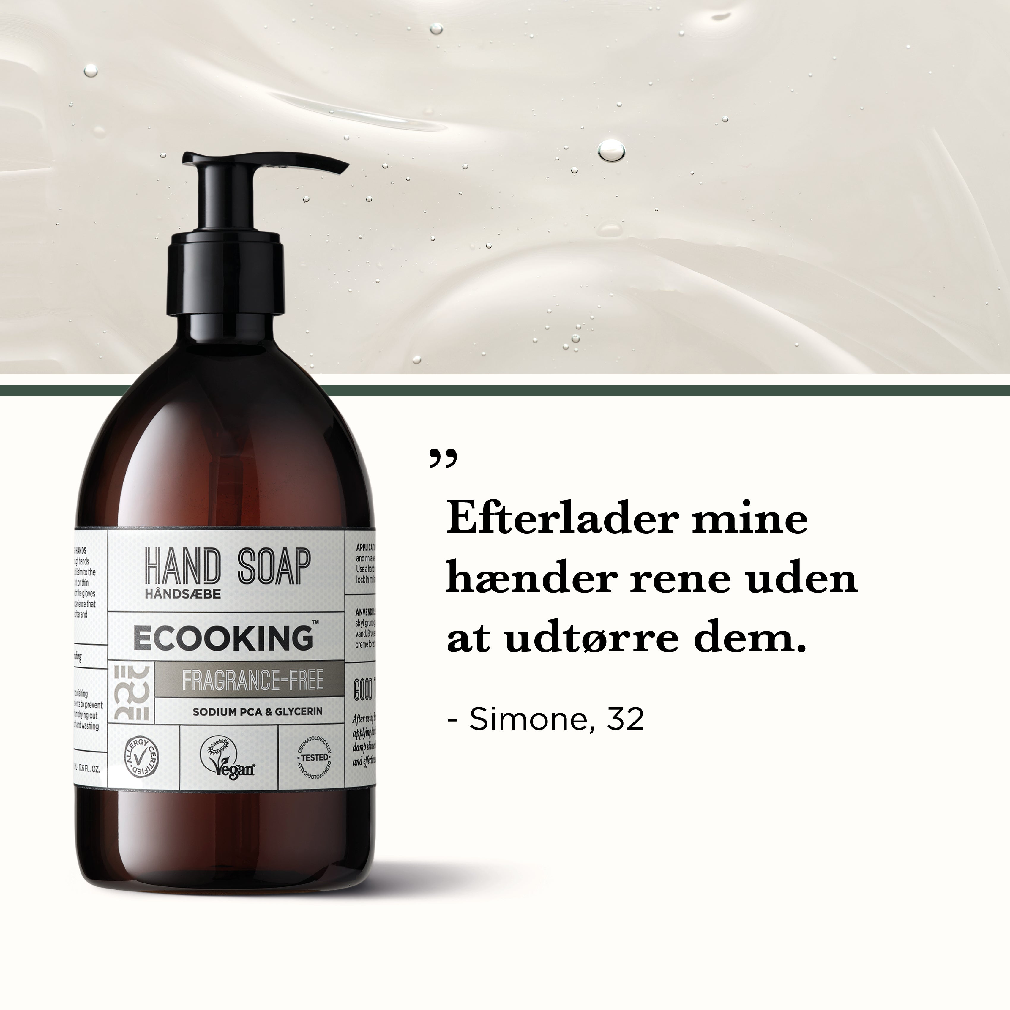 Håndsæbe Parfumefri