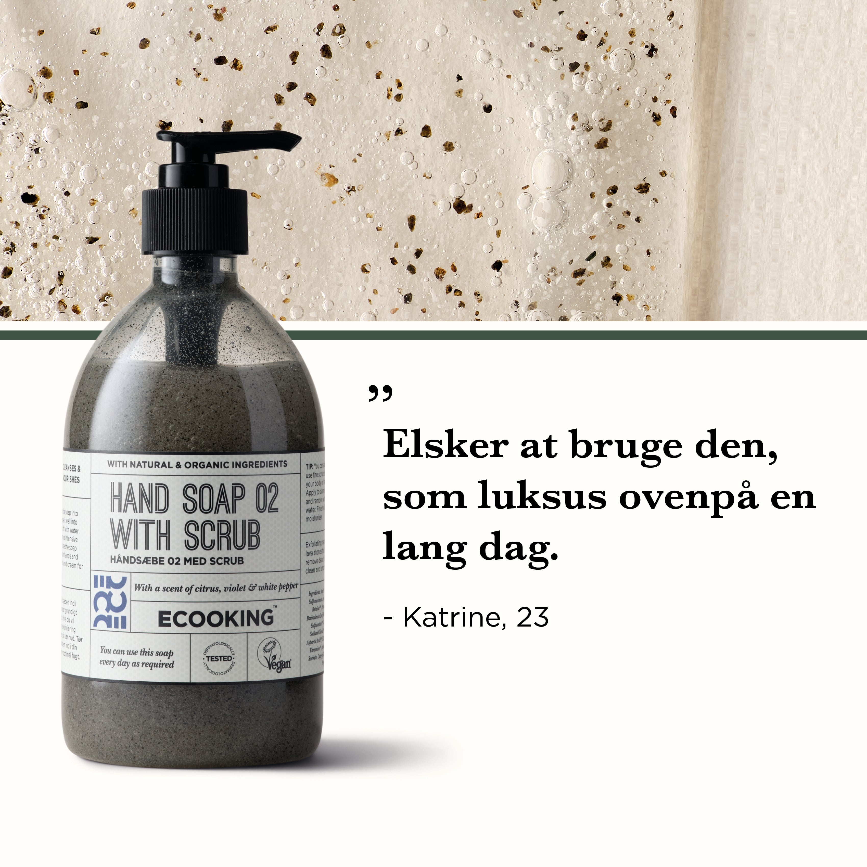 Håndsæbe 02 Med Scrub 500 ml