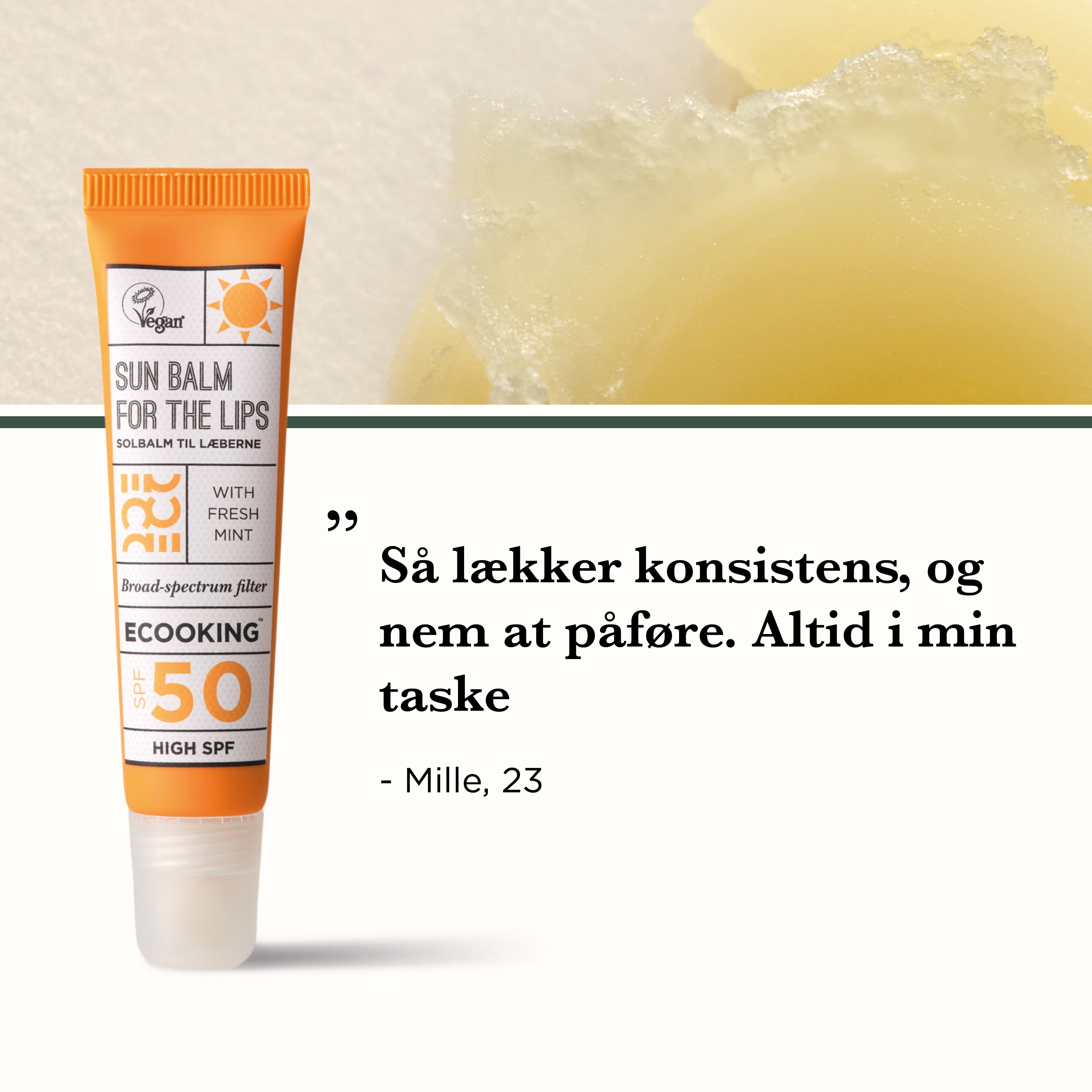 Solbalm Til Læberne SPF 50