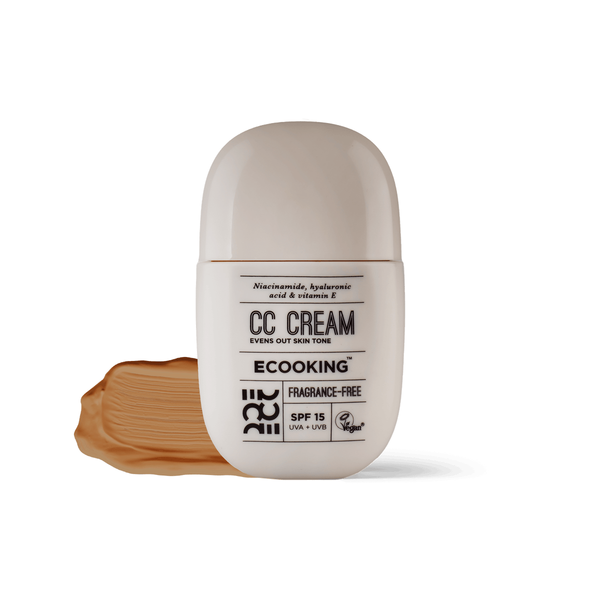 CC Cream 30 ml - SPF 15 — Vores CC Cream ensarter hudtonen og nedtoner farvemæssige ujævnheder, SPF 15, niacinamid, hyaluronsyre og E-vitamin og pleje, glød og beskyttelse i én.