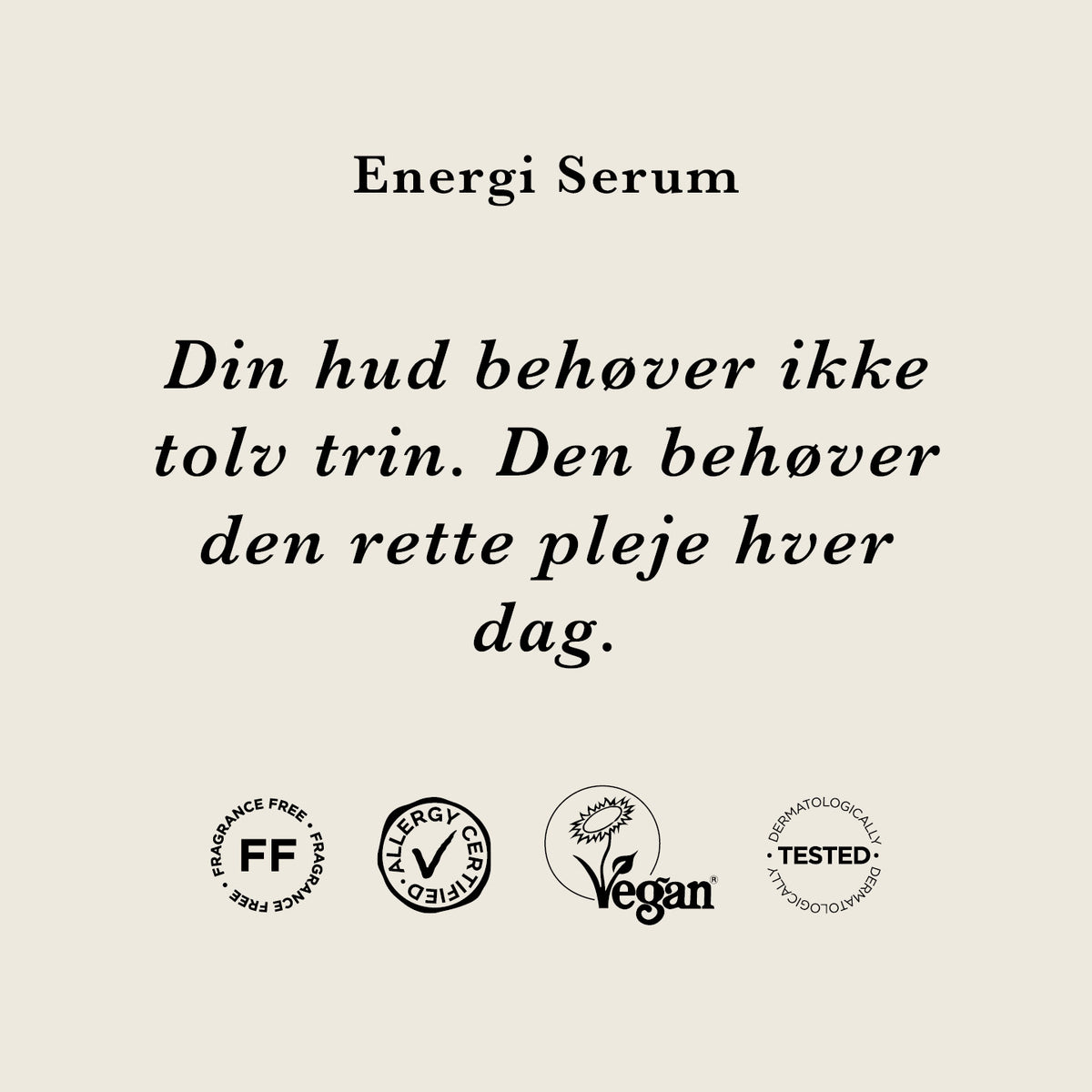 Energi Serum 30 ml — Vores Energi Serum 30 ml fugter huden med to slags hyaluronsyre, udglatter og fornyer huden og reducerer synligheden af fine linjer og rynker.