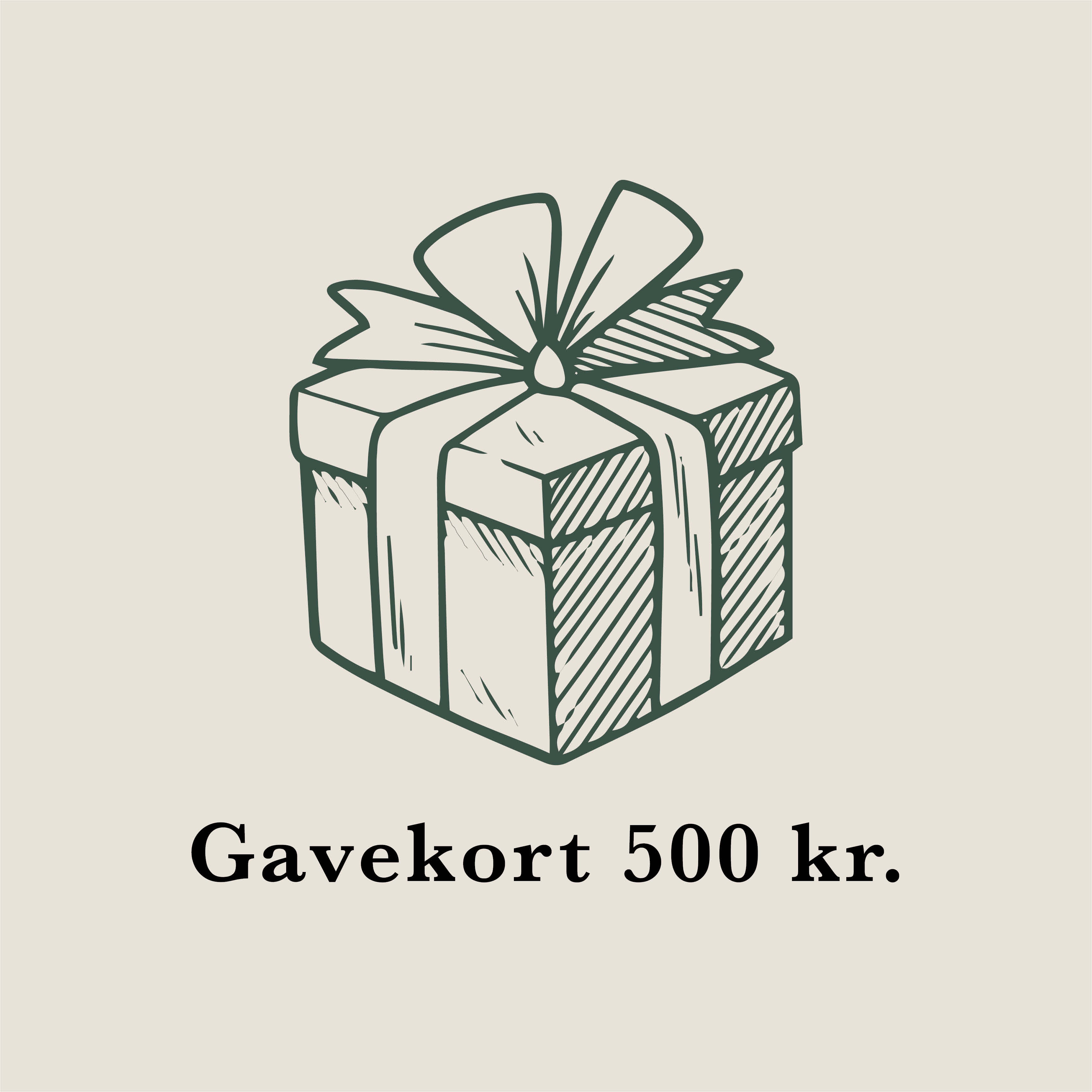 Gaveort 500 kr