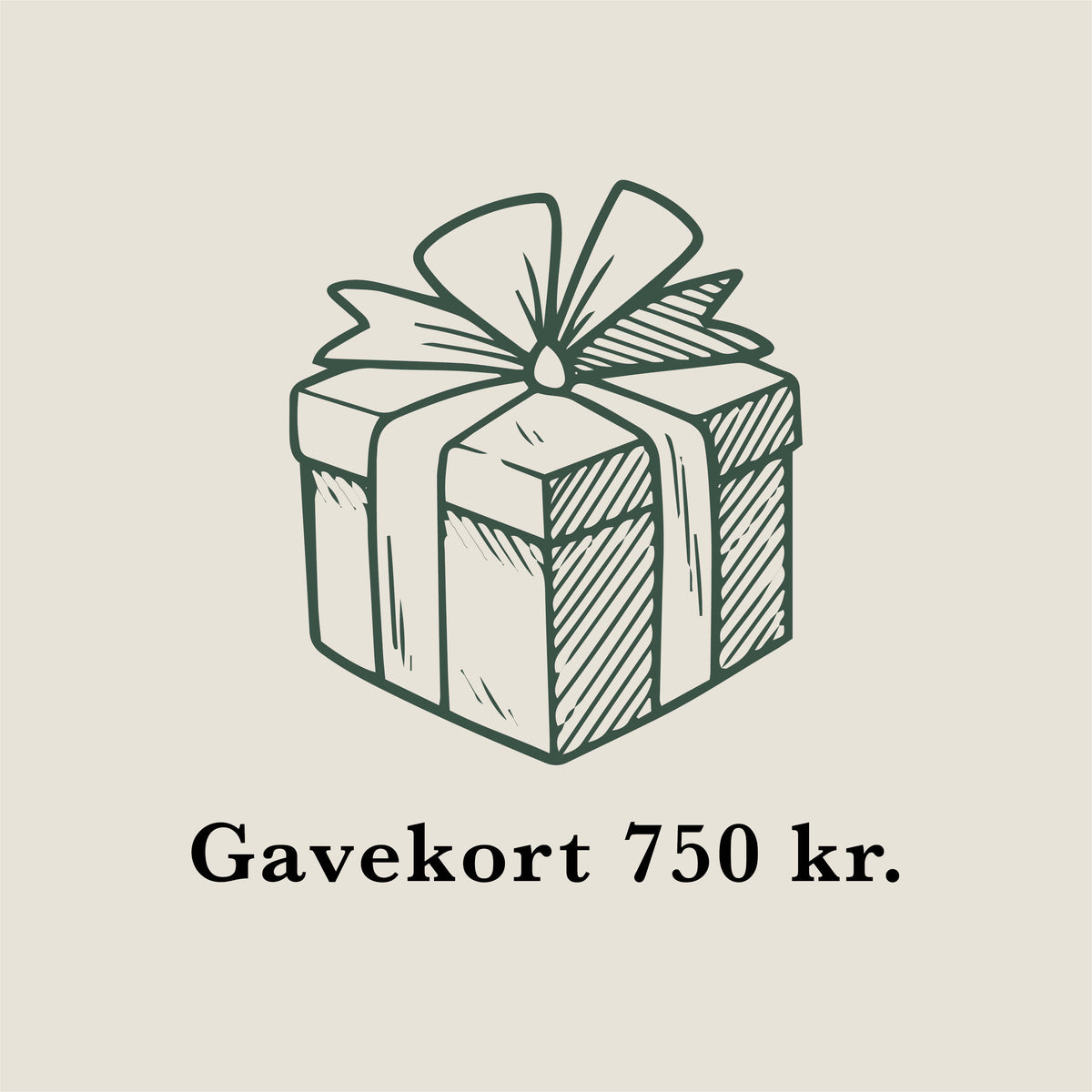 Gavekort 750 kr