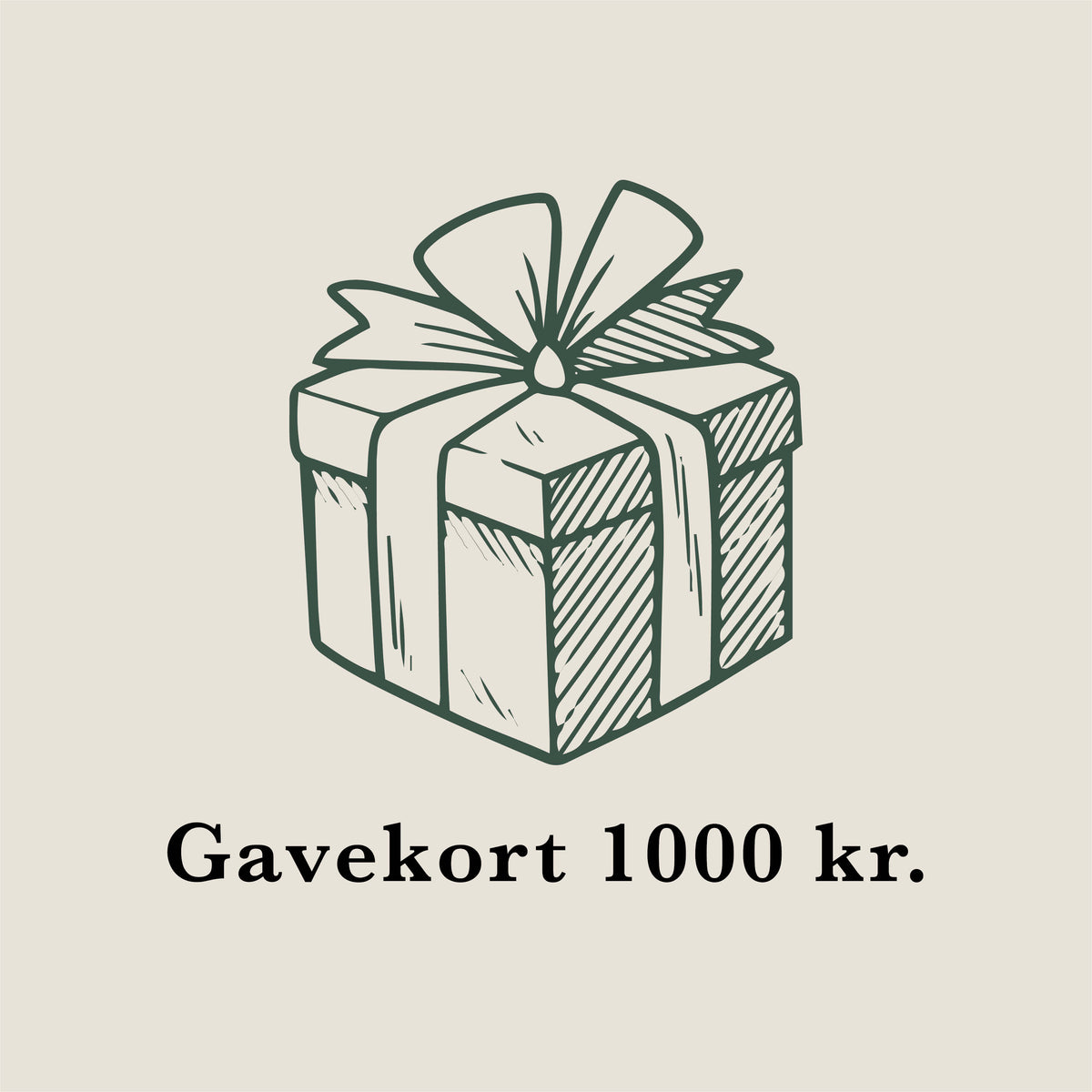Gavekort 1000 kr