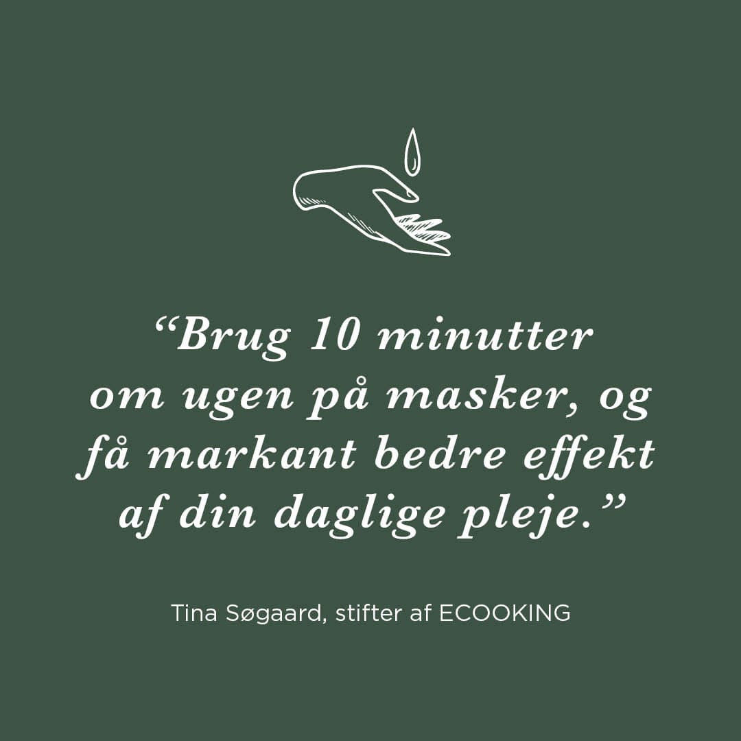 Effektiv maskerutine — Glattere, blødere hud og naturlig glød allerede efter første brug. Tre masker, der arbejder effektivt sammen for at give dig synlige resultater.