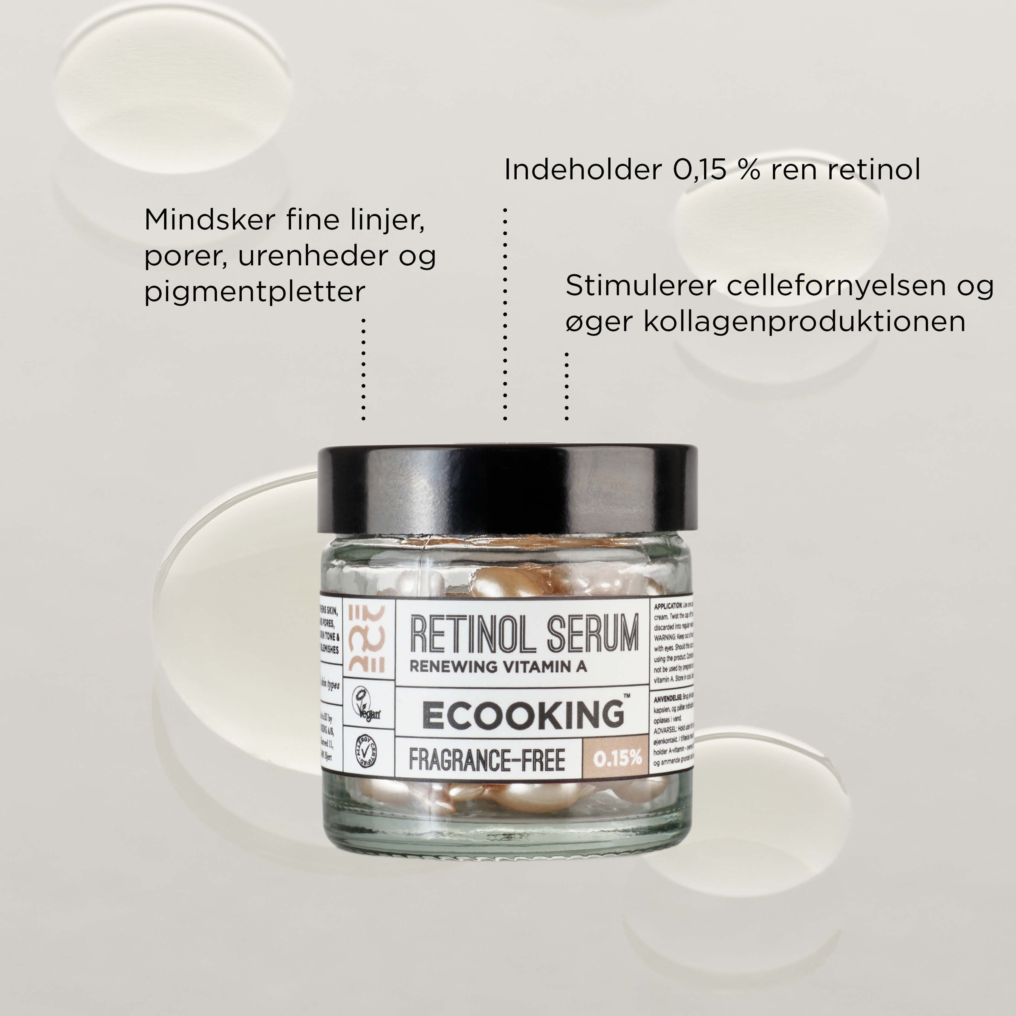 Retinol Serum 0,15% 60 stk.