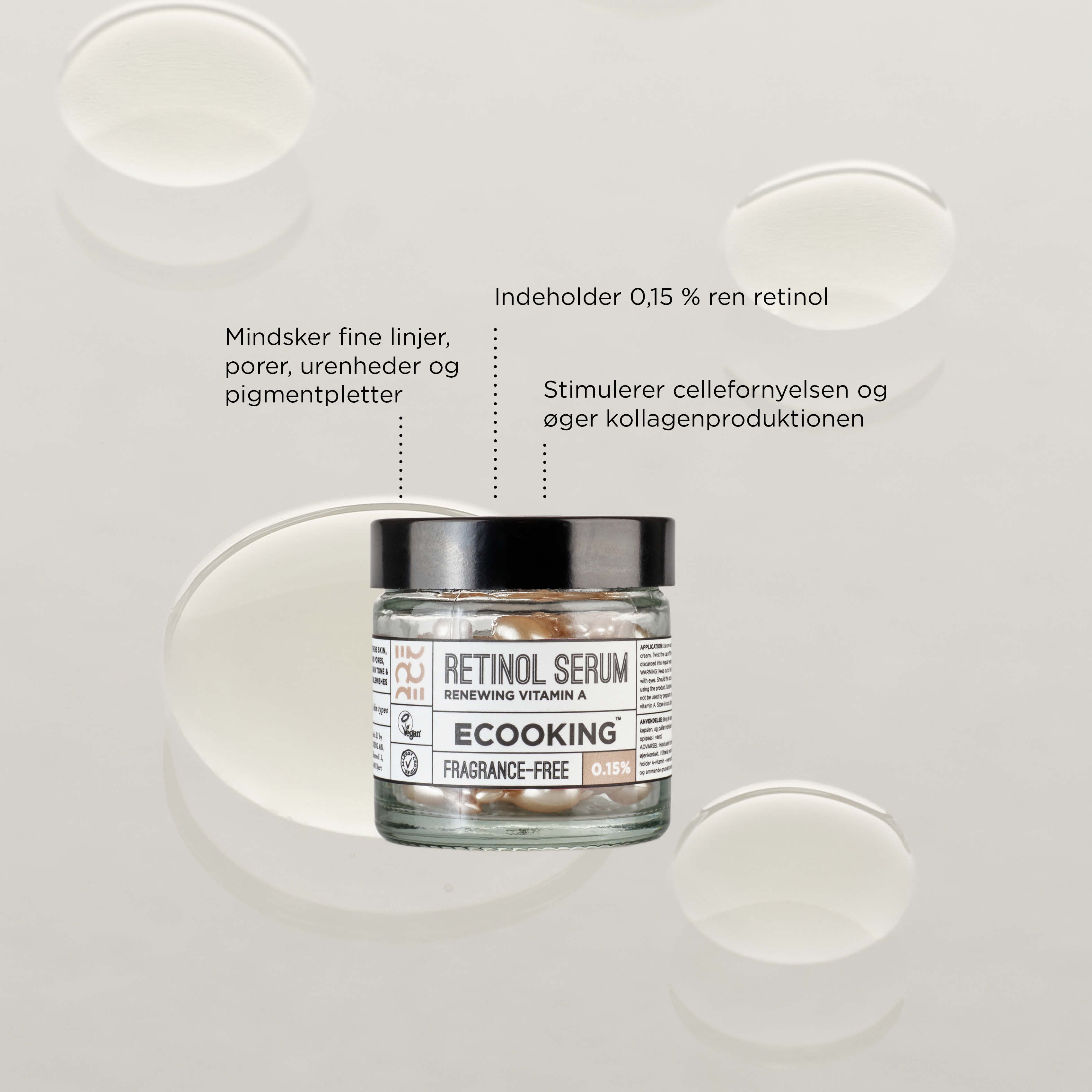 Retinol Serum 0,15% 60 stk.