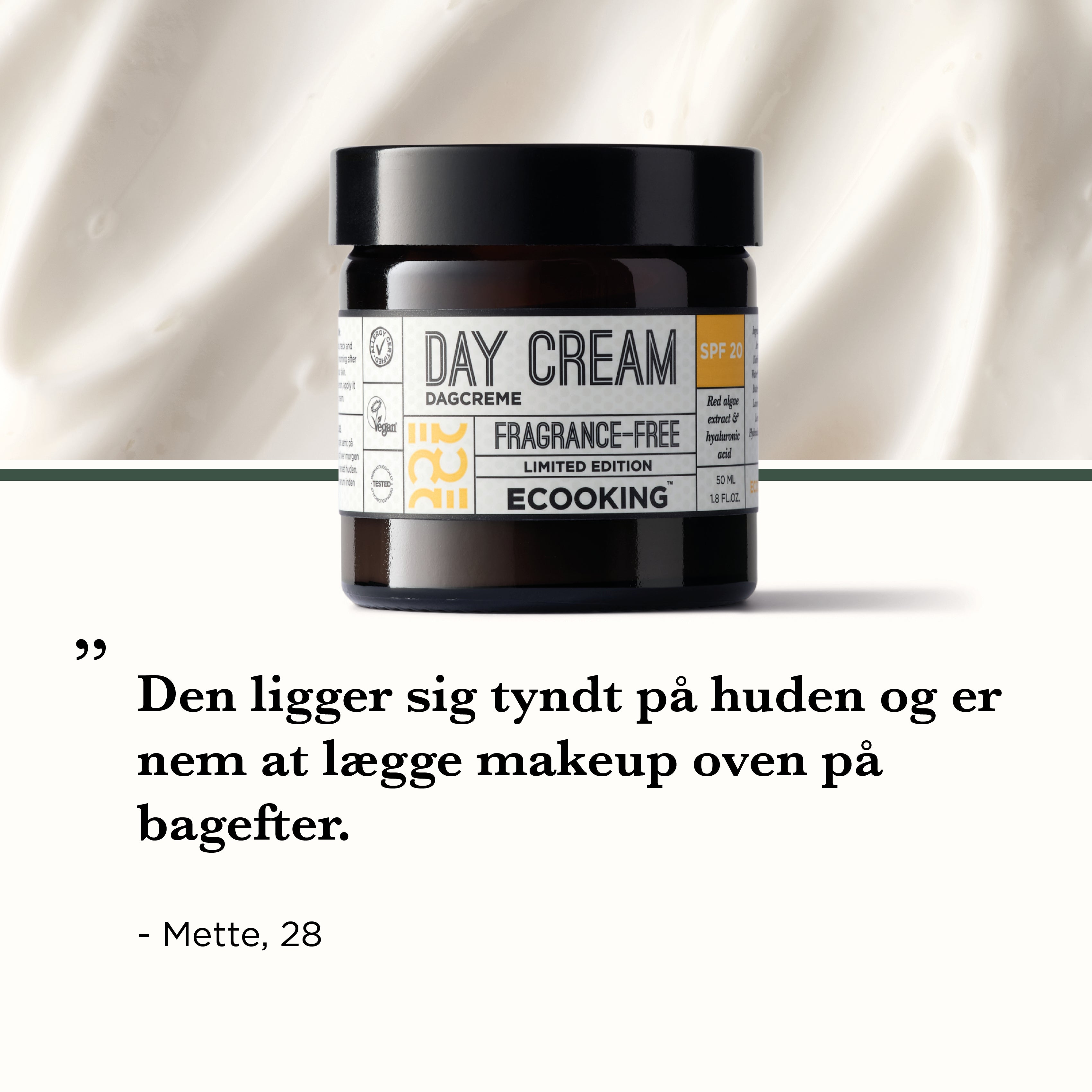 Dagcreme Parfumefri SPF 20