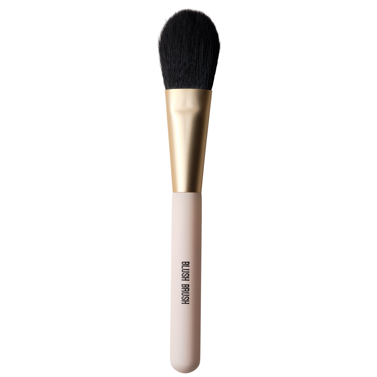 ECOOKING Blush Brush med syntetiske hår og guldfarvet hals – blushpensel til blush og rouge