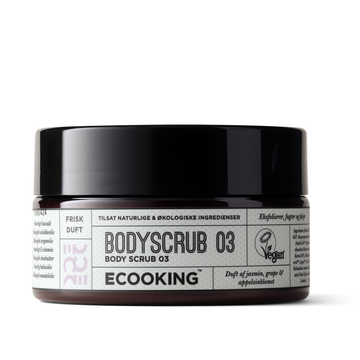 ECOOKING Bodyscrub 03 – bodyscrub med salt i krukke