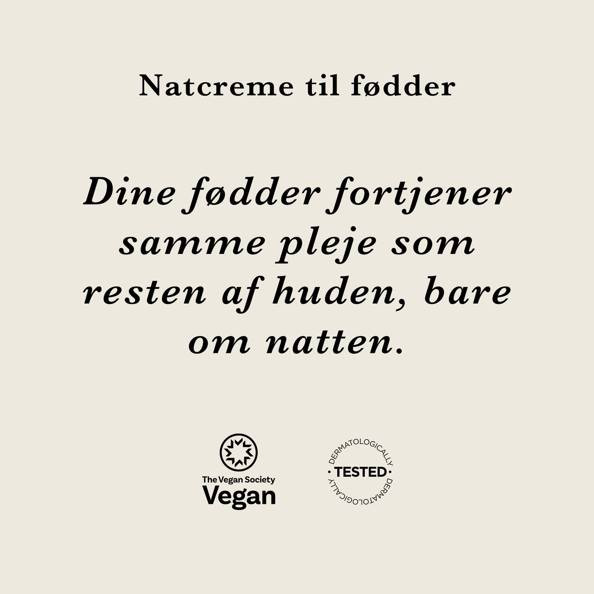 Natcreme til fødder: Dine fødder fortjener samme pleje som resten af huden, bare om natten. Vegansk og dermatologisk testet fodcreme