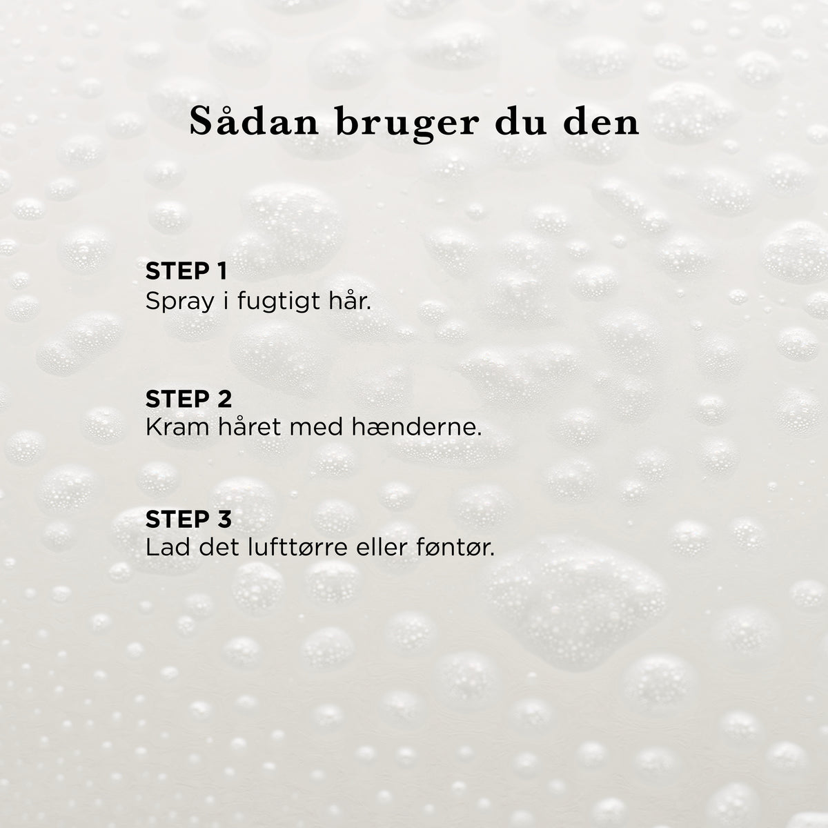 Sådan bruger du Saltvand til Håret: spray i fugtigt hår, kram håret med hænderne, og lad det lufttørre eller føntør