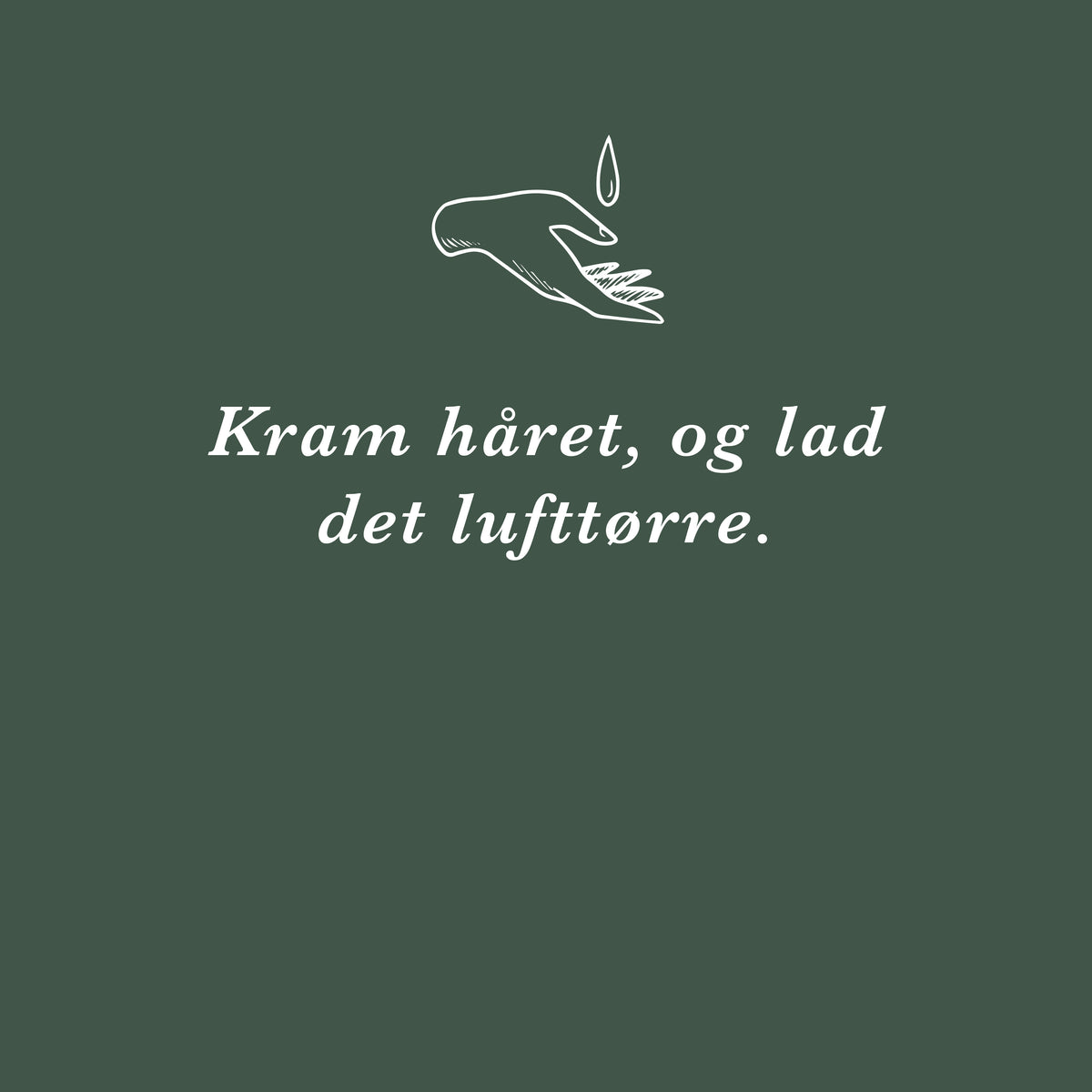 Kram håret, og lad det lufttørre – Tina Søgaard, stifter af ECOOKING