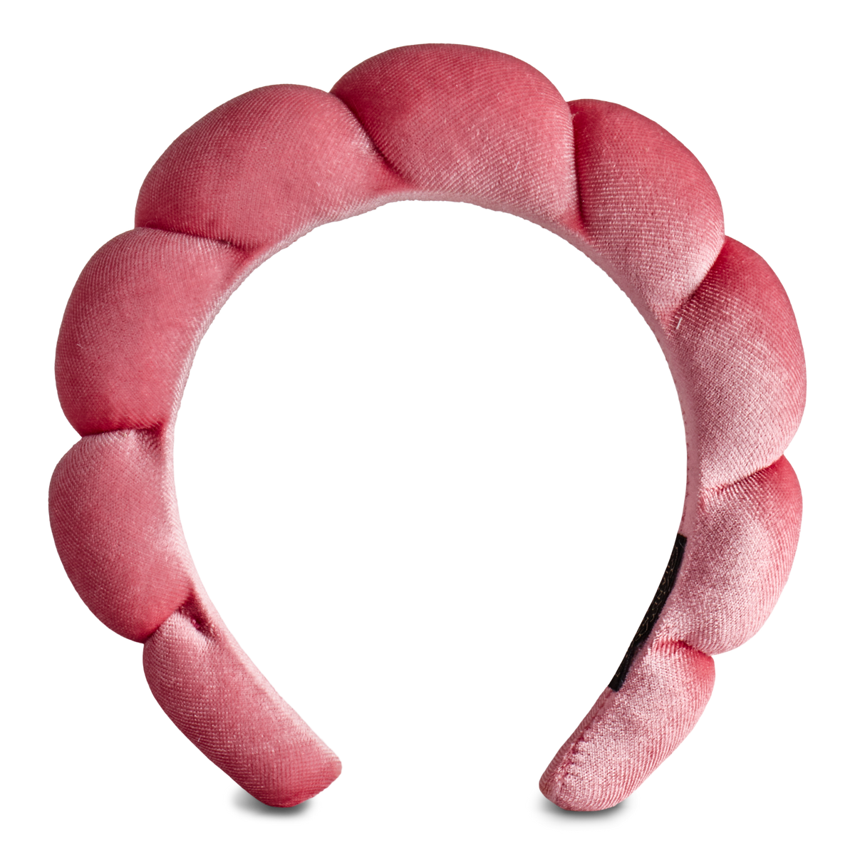 ECOOKING Skin Balance Hårbånd i pink velour – boblehårbånd til din daglige hudplejerutine