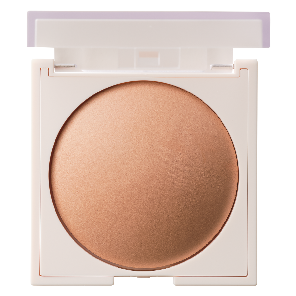 ECOOKING Sun Powder 01 mat uden glimmer i hvid æske med låg – parfumefri baked bronzer pudder med naturlig solbrun glød