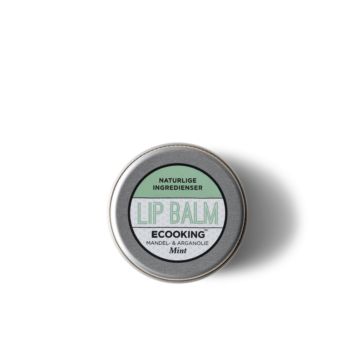 Læbepomade med duft af mint i alukrukke