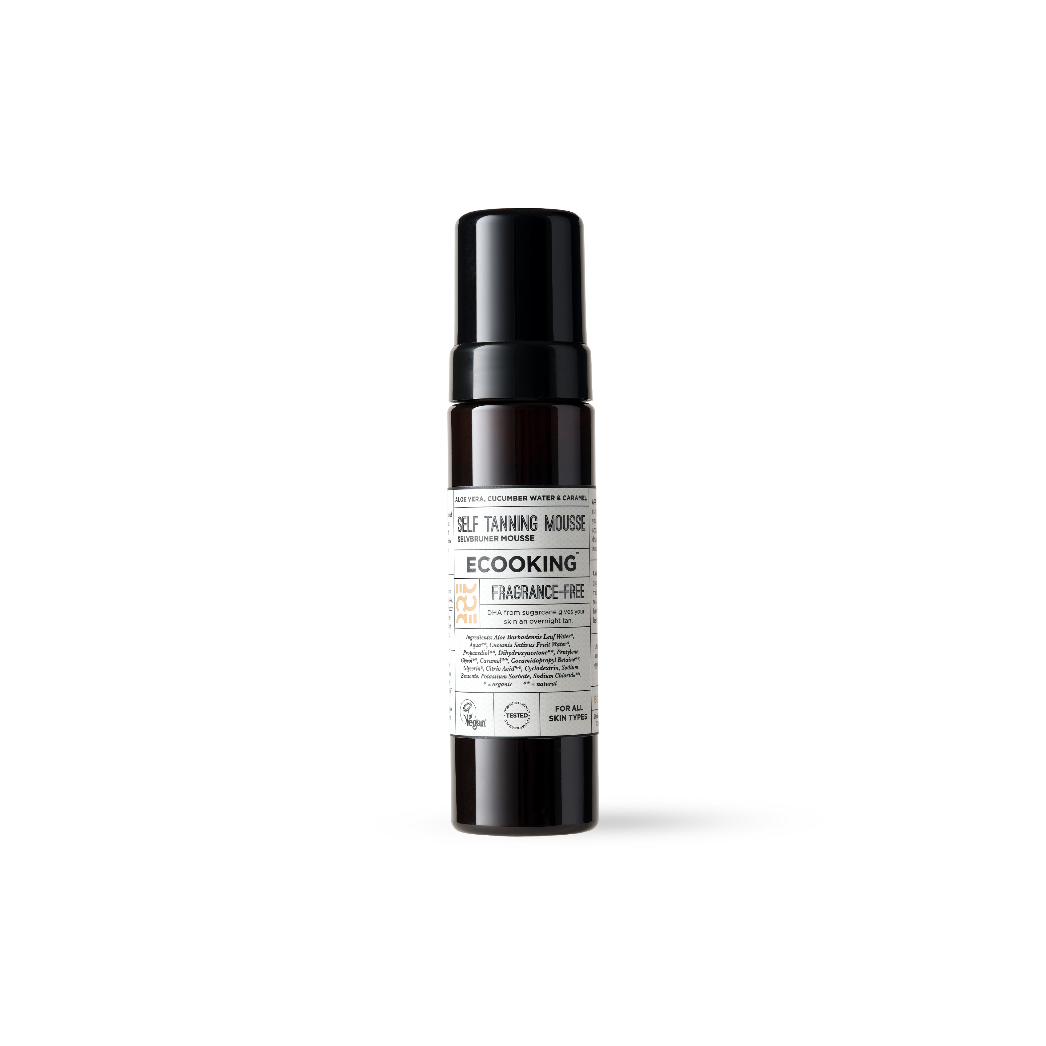 Selvbruner Mousse Parfumefri 200 ml