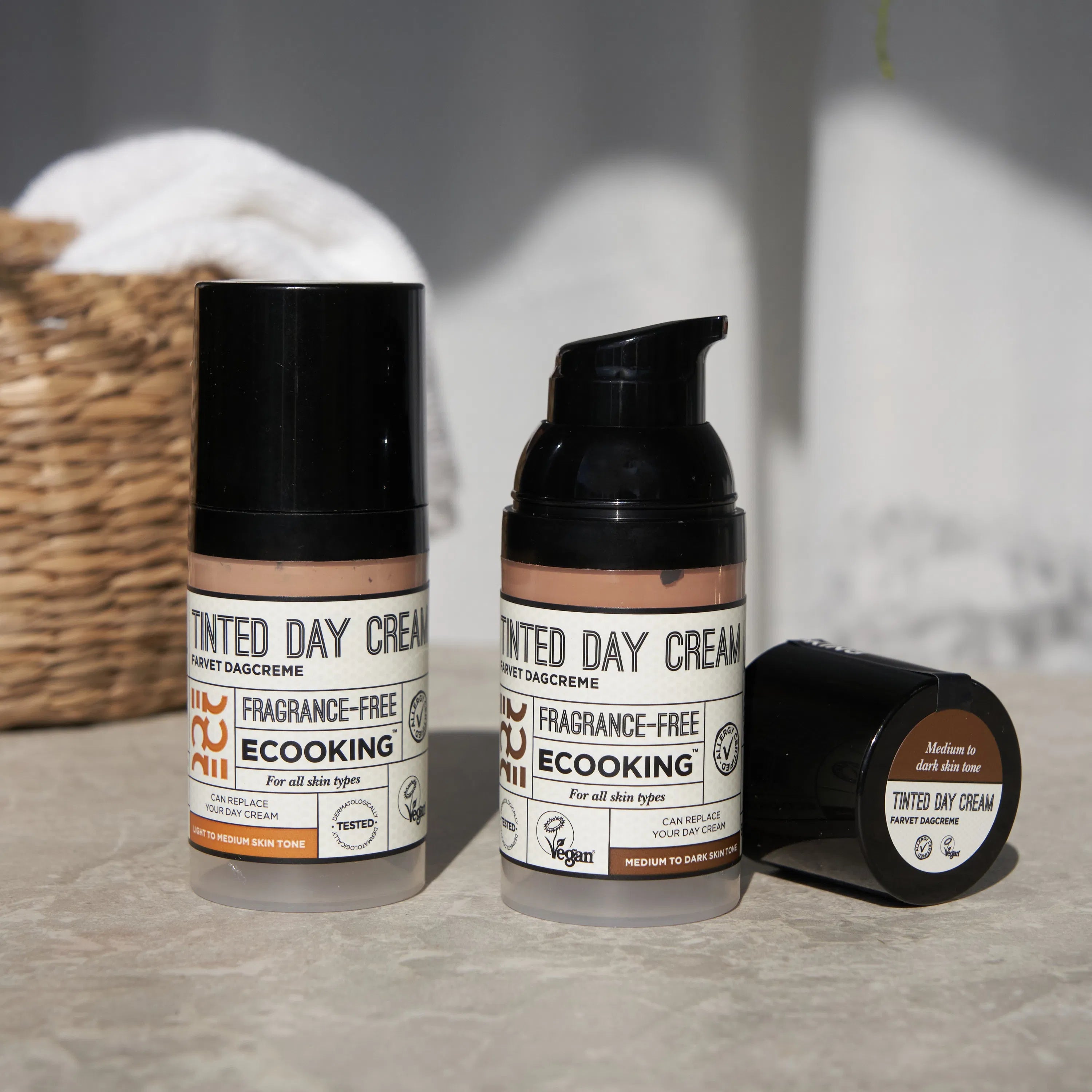 Farvet Dagcreme Medium/Dark